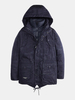 Doudoune à capuche chaude pour homme avec doublure amovible camouflage à manches longues