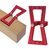 Dovetail Marker Guide Dovetail Making Jig Aluminum Alloy Featuring 1:5 1:6 1:7 1:8 Slopes for Woodworking DIY Wooden Joi