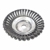 Dépileur de brosse de coupeur de brosse dherbe de tondeuse de fil dacier de 150mm dépilant le plat de plateau