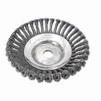 Dépileur de brosse de coupeur de brosse dherbe de tondeuse de fil dacier de 150mm dépilant le plat de plateau