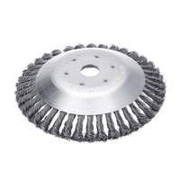 Dépileur de brosse de coupeur de brosse dherbe de tête de trimmer de fil dacier de 200mm plat désherbant le pl