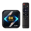 DQ08 RK3528 Smart TV Box Android 13 Quad Core Cortex A53 Support 8K Video 4K HDR10+ Dual Band Wifi BT Voice Remote Contr