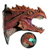 Dragon Legends Prop 3d Wall Mounted Dinosaur Smoke Light Wall Art Sculpture Creative Dinosaur Decoration For Home Hallow