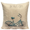 Draps en coton motif de vélos taie d