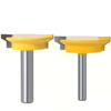 Drawer Tenon Router Bit Carbon Steel Tungsten Carbide Sharp Edged 1/2" and 8mm Shank Woodworking Tool Ideal for DIY Proj
