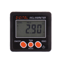 Drillpro 0.1 ° 360 Degrés Grand LCD Numérique Rapporteur Inclinomètre Angle Électronique Magnétique Boîte De Niveau
