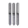 Drillpro 0.1-0.5mm foret PCB à 90 degrés 0.1/0.2/0.3/0.4/0.5mm TiAlN enduit fond plat foret PCB CNC mèche de gravure
