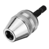 Drillpro 0.5-8mm Mandrin Keyless 3 Mâchoire Adaptateur 1/4 "Hex Hex Nickel Mandrin de perçage