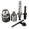 Drillpro 0.6-6.5mm Drill Chuck Drill Adapter Thread 3 / 8-24UNF Changé Clé à choc dans Eletric Drill