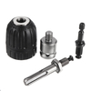 Drillpro 0.8-10mm 3 / 8-24UNF Convertisseur de mandrin de perceuse sans clé Adaptateur de mandrin sans clé avec queue