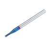 Drillpro 1-4mm HRC60 4 flûtes fraise bleu NACO enduit fraise CNC outil pour acier inoxydable