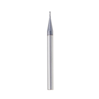Drillpro 10 PCS 1 mm HRC55 TiAlN 4 flûtes Fraise en bout Fraise en carbure de tungstène Fraise CNC Outil