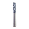 Drillpro 10 PCS 10 mm HRC55 TiAlN 4 flûtes Fraise en bout Fraise en carbure de tungstène Fraise CNC Outil