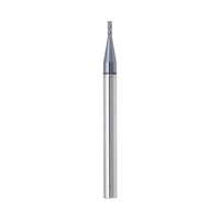 Drillpro 10 PCS 1.5 mm HRC55 TiAlN 4 flûtes Fraise en bout Fraise en carbure de tungstène Fraise CNC Outil