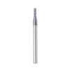Drillpro 10 PCS 2, 5 mm HRC55 TiAlN 4 flûtes Fraise en bout Fraise en carbure de tungstène Fraise CNC Outil