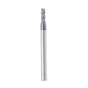 Drillpro 10 PCS 3 mm HRC55 TiAlN 4 flûtes Fraise en bout Fraise en carbure de tungstène Fraise CNC Outil