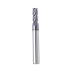 Drillpro 10 PCS 5 mm HRC55 TiAlN 4 flûtes Fraise en bout Fraise en carbure de tungstène Fraise CNC Outil