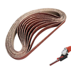 Drillpro 10 pcs 60 à 600 Grain 15mm x 452mm Ceintures de Ponçage pour Angle Ceinture de Sable Adaptateur de Ponçage