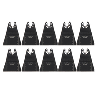 Drillpro 10 Pcs 65mm Métal Bois Oscillant Lame De Scie Multitool Libération Rapide Lames De Scie Kit Outils Oscillants p