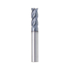 Drillpro 10 PCS 8 mm HRC55 TiAlN 4 flûtes Fraise en bout Fraise en carbure de tungstène Fraise CNC Outil