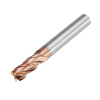 Drillpro 10 pcs 8mm 4 Flûtes Fraise En Carbure De Tungstène Fraise HRC55 AlTiN Revêtement Fraise En Fin CNC Outil
