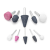 Drillpro 10 pcs Abrasif Monté Pierre Pierre Meule Abrasive Outil Abrasif pour Outil Rotatif