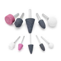 Drillpro 10 pcs Abrasif Monté Pierre Pierre Meule Abrasive Outil Abrasif pour Outil Rotatif
