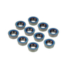 Drillpro 10 pcs Bleu Nano HRC52 RPMW1003MO NB7010 Carbure Inserts Tournant Outil Inserts pour Fraisage