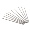 Drillpro 10 pièces 0.4-2.0mm foret HSS haute vitesse en acier tige droite foret hélico dal pour perceuse hélico dale à m