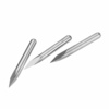 Drillpro 10 pièces 3.175mm tige 10 degrés 0.1 / 0.2 / 0.3mm pointe embout de gravure en acier tungstène CNC outil