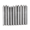 Drillpro 10 pièces 3.175mm tige 60 degrés 0.1 / 0.2 / 0.3mm pointe embout de gravure en acier tungstène CNC outil