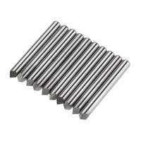 Drillpro 10 pièces 3.175mm tige 90 degrés 0.1 / 0.2 / 0.3mm embout de gravure outil CNC