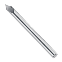 Drillpro 10 pièces 3.175mm tige de gravure embout fraise 60 degrés pointe 0.1mm carbure 3D fraise travail du bois sculpt
