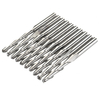 Drillpro 10 pièces 3.175x17mm boule en spirale nez fraise CNC fraise fraise gravure bits