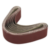 Drillpro 10 pièces 40 à 1000 grains 30 mm x 540 mm courroies de ponçage pour meuleuse dangle accessoire de ponceuse