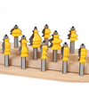 Drillpro 10 pièces 8mm tige de moulage architectural routeur bits ensemble de base de boîtier CNC ligne main courante co