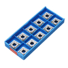 Drillpro 10 pièces CNMG120404-AK Insert en carbure MCGNR/L1616H12 Insert de porte-outil utilisé pour laluminium