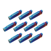 Drillpro 10 pièces HRC45 Bleu Nano MGMN300-M Insert en carbure de 3 mm pour porte-outil de tournage MGEHR/MGIVR