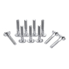 Drillpro 10 pièces M6x40mm T-Nut T Vis coulissantes pour outil de travail du bois à onglet série 30