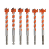 Drillpro 10 pièces outils douvreur de trou de travail du bois ensemble en alliage fileté tige hexagonale étendue bo