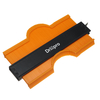 Drillpro 10 pouces jauge de contour précis duplicateur de forme verrouillable outil de profil de travail du bois multifo