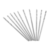Drillpro 100 pièces 0.8mm foret HSS acier haute vitesse foret hélico dal à tige droite pour foret hélico dal à main