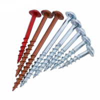 Drillpro 100Pcs 25-63mm SQ2 Vis à trou de poche Filetage grossier Travail du bois Vis autotaraudeuse Trou oblique Vis Dr