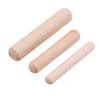 Drillpro 100pcs 6/8 / 10mm tenon en bois rond goujon en bois pour le travail du bois