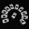 Drillpro 100pcs M5 Écrou de ​Marteau Nickelé Écrou Acier au carbone Écrou en Aluminium Connecteur T Écrou Coulissant