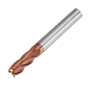 Drillpro 10pcs 6mm 4 flûtes Fraise en carbure de tungstène Fraise HRC55 AlTiN Revêtement Fraise en bout CNC Tool