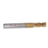Drillpro 10PCS 7.0mm Titanium Coated HSS 4 Flute End Mill Cutter CNC Drill Bit Milling Cutter