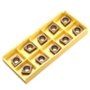 Drillpro 10pcs CCMT09T304 VP15TF CCMT32.51 Fraise à plaquette en carbure pour porte-outil de tournage