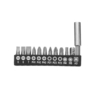Drillpro 10pcs hexagonale à tête plate clé cruciforme PZ tournevis Set avec adaptateur et support dextension