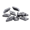 Drillpro 10pcs KNUX160405R KNUX160405L Fraises en carbure de tungstène Inserts Outil de tournage pour lusinage de l